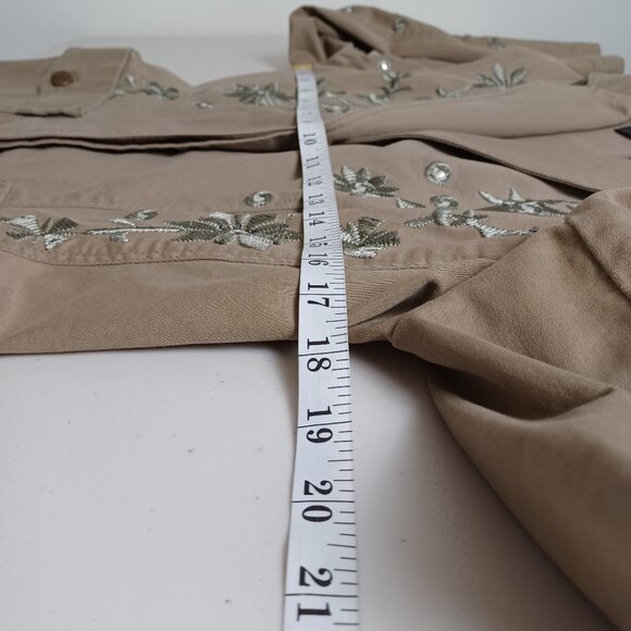 Votre Nom Jeans Beaded Embroidered Blazer Jacket - Picture 10 of 16